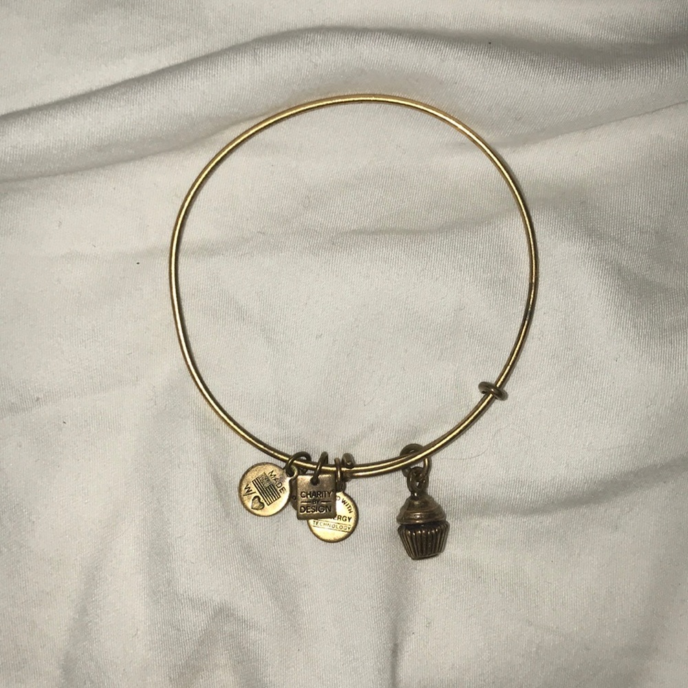 Alex and Ani cupcake bracelet